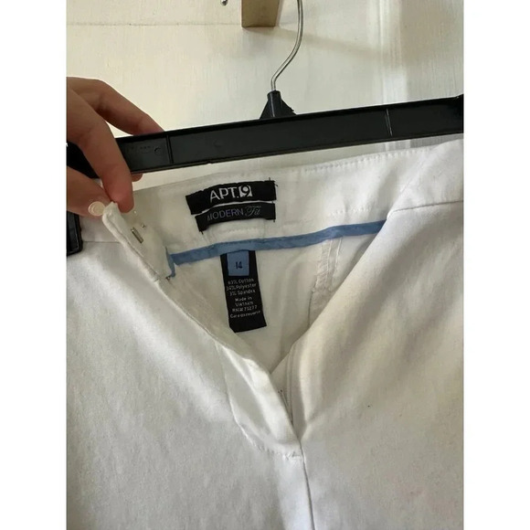 Apt 9 Modern Women’s size 14 white casual pants - Picture 5 of 7